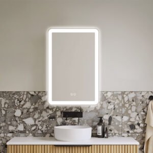 H-1007 / Rectángular esquina ovalada luz interna / 60*80cm