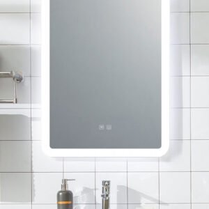 H-1012 / Rectángular esquina ovalada luz al borde / 60*80cm